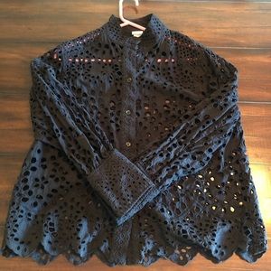 H&M black blouse